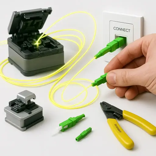 Glasfaser Einrichtung - Mindestlaufzeit 24 Monte